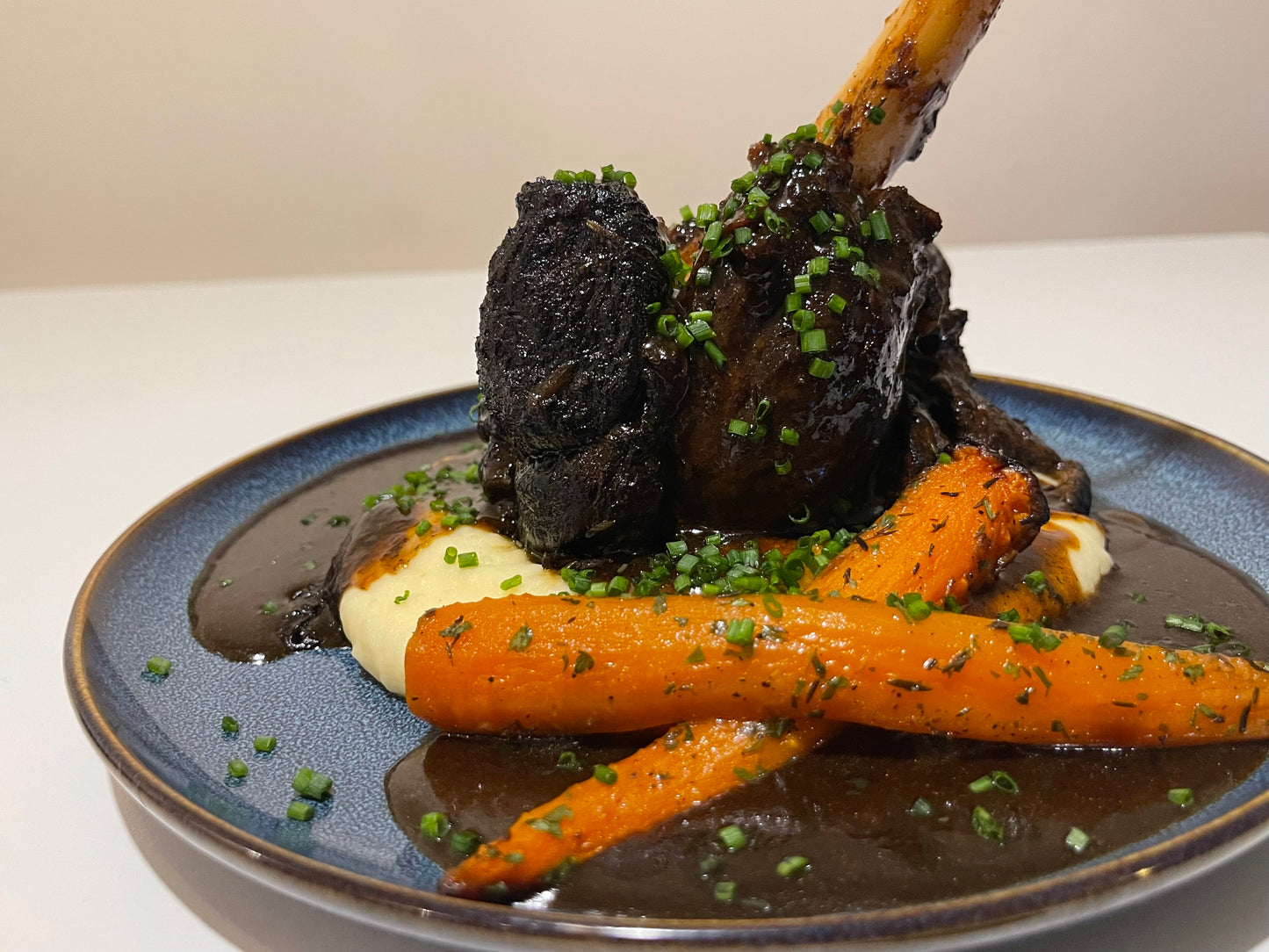 Braised Mint Lamb Shank & Mash