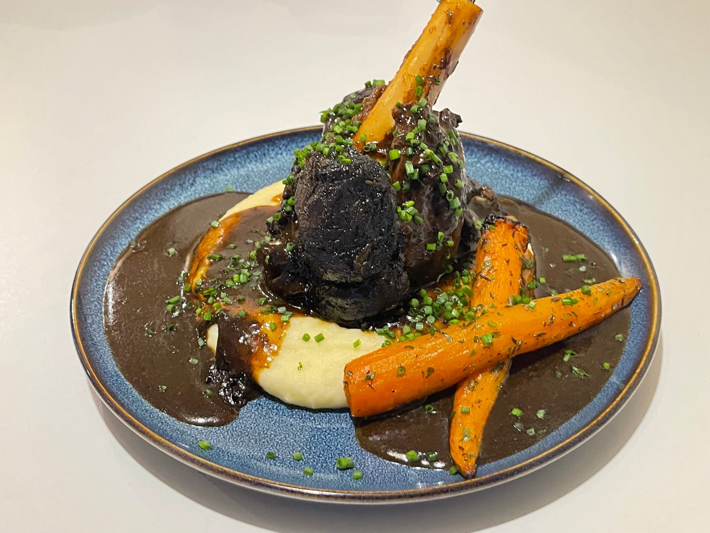 Braised Mint Lamb Shank & Mash