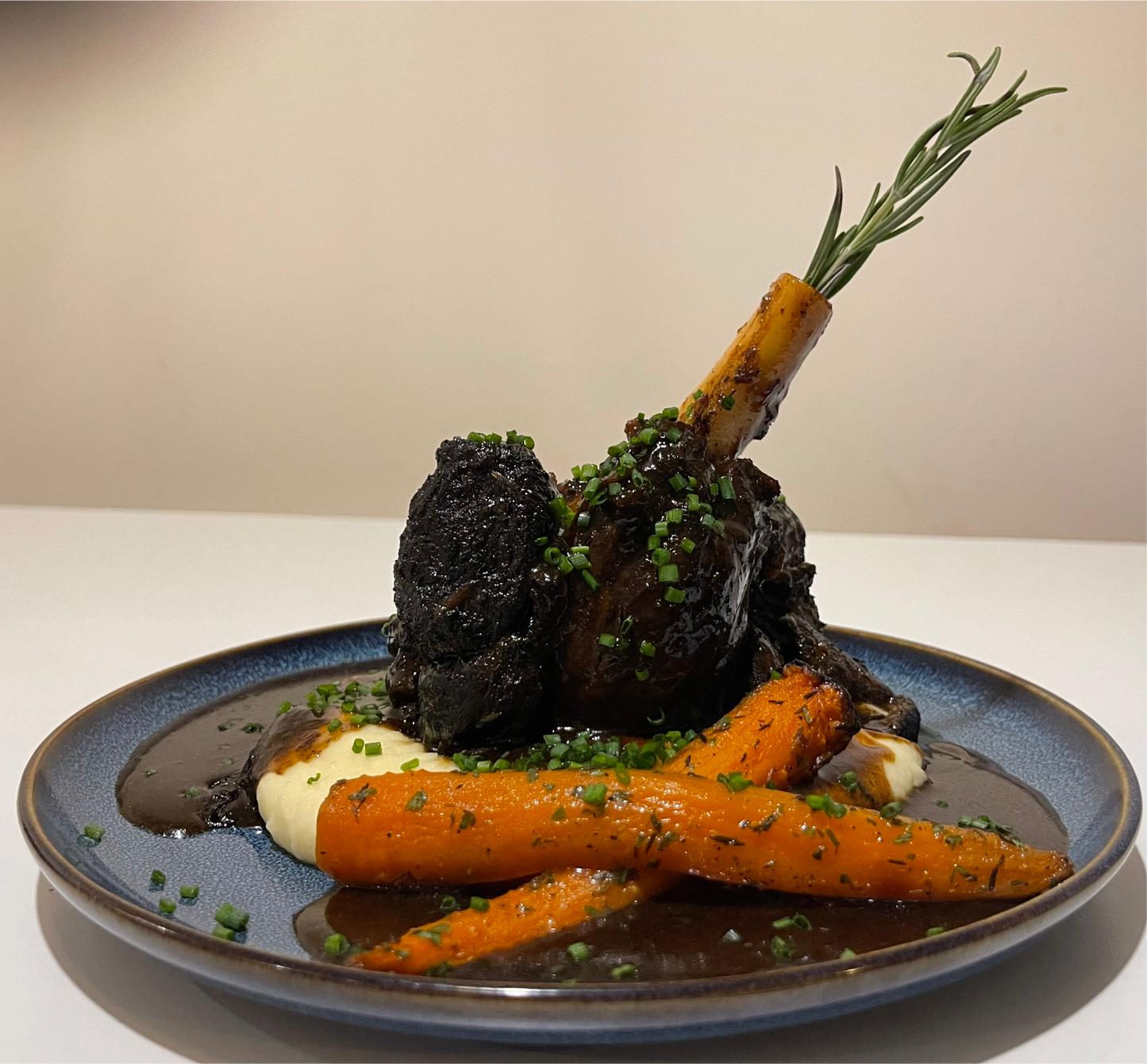 Braised Mint Lamb Shank & Mash