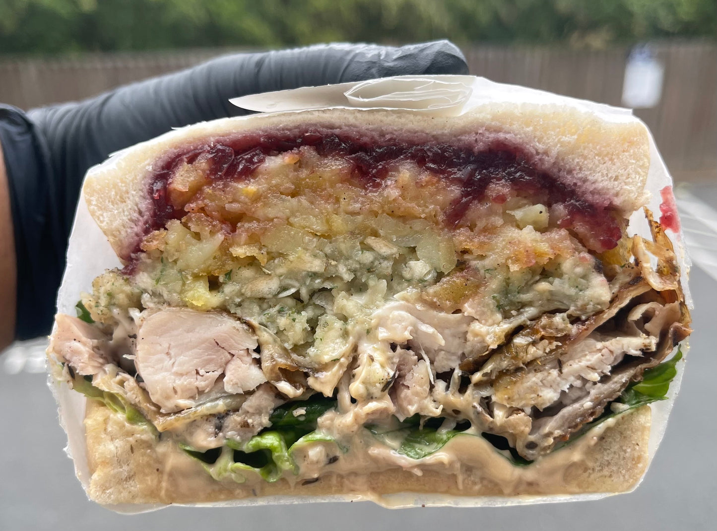 Roast Chicken & Stuffing Sandwich